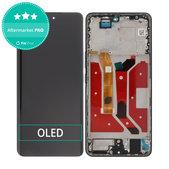 Wyświetlacz OLED do Honor Magic7 Lite, Ekran dotykowy z ramką, Czarny, Black