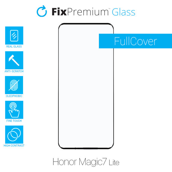 Szkło hartowane do Honor Magic7 Lite, FullCover Glass, FixPremium