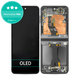 Wyświetlacz OLED do Samsung Galaxy Z Flip 6 F741B, Ekran dotykowy z ramką, Czarny, Black
