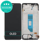 Wyświetlacz OLED do Xiaomi Redmi Note 14 Pro 4G 24116RACCG, Ekran dotykowy z ramką, Midnight Black