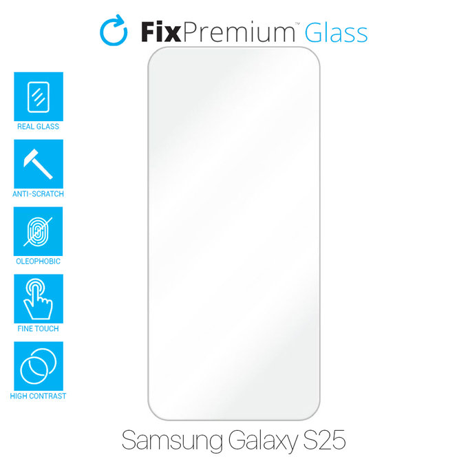 Szkło hartowane do Samsung S25, FixPremium