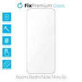 Szkło hartowane do Xiaomi Redmi Note 14 Pro 5G, 24090RA29G, FixPremium