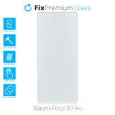 Szkło hartowane do Xiaomi Poco X7 Pro, 2412DPC0AG, FixPremium
