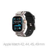 Pasek Durapro Armor do Apple Watch (42, 44, 45, 49mm), Szary, Gray, Spigen