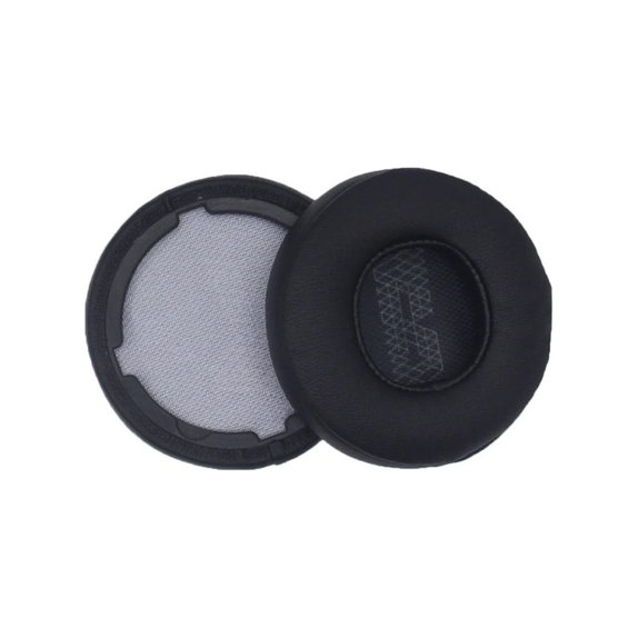 Zapasowe nauszniki do JBL Live 400BT, 460NC, pianka memory i skóra PU, Czarny, Black, 1 para