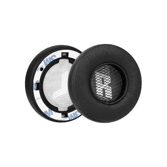 Zapasowe nauszniki do JBL E45BT, pianka memory i skóra PU, Czarny, Black, 1 para