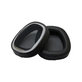 Zapasowe nauszniki do Logitech G433, pianka memory i skóra PU, Czarny, Black, 1 para