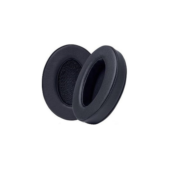 Zapasowe nauszniki do Sennheiser HD300, HD4.50BTNC, pianka memory i skóra PU, Czarny, Black, 1 para
