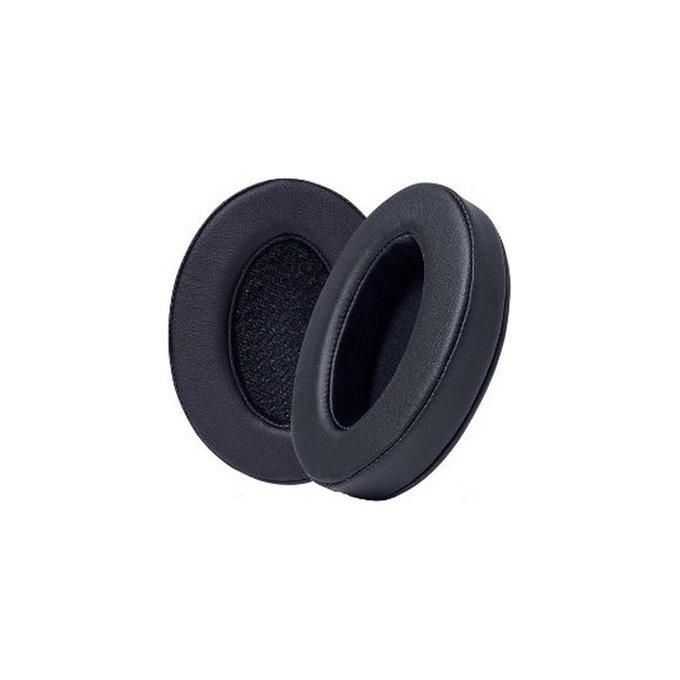 Zapasowe nauszniki do Sennheiser HD300, HD4.50BTNC, pianka memory i skóra PU, Czarny, Black, 1 para