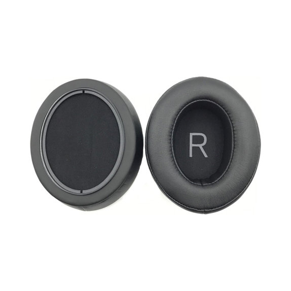 Zapasowe nauszniki do Sennheiser Momentum 3.0, pianka memory i skóra PU, Czarny, Black, 1 para