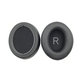 Zapasowe nauszniki do Sennheiser Momentum 3.0, pianka memory i skóra PU, Czarny, Black, 1 para