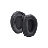 Zapasowe nauszniki do Sennheiser HDR175, RS175, pianka memory i skóra PU, Czarny, Black, 1 para