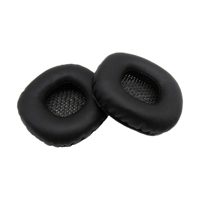 Zapasowe nauszniki do Marshall Major I, II, pianka memory i skóra PU, Czarny, Black, 1 para