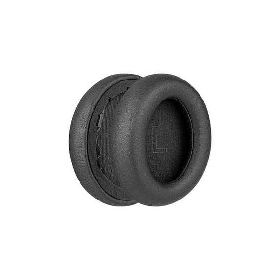 Zapasowe nauszniki do Anker Soundcore Life Q30, Q35, pianka memory i skóra PU, Czarny, Black, 1 para