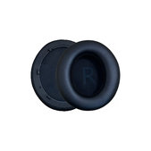 Zapasowe nauszniki do Anker Soundcore Life Q45, pianka memory i skóra PU, Czarny, Black, 1 para