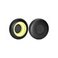 Zapasowe nauszniki do Jabra Evolve 20, 30, 40, skóra PU, Czarny, Black, 1 para