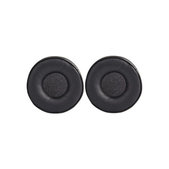Zapasowe nauszniki do Jabra MOVE Wireless, skóra PU, Czarny, Black, 1 para