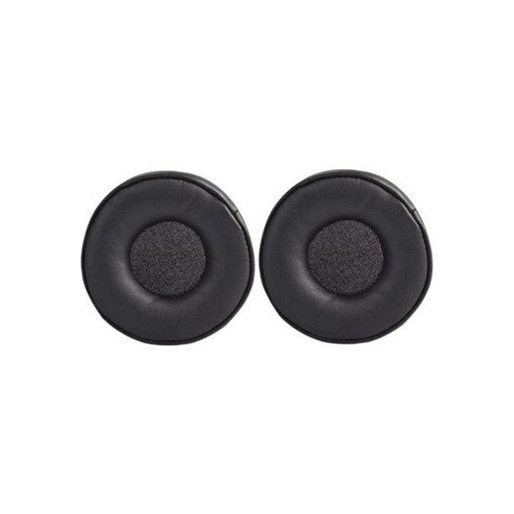 Zapasowe nauszniki do Jabra MOVE Wireless, skóra PU, Czarny, Black, 1 para