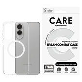 Etui Urban Combat z białym QI do Samsung Galaxy S25 Edge, Przezroczyste, PanzerGlass