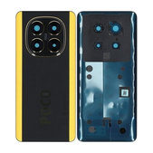 Tylna pokrywa baterii do Xiaomi Poco X7 24095PCADG, 5600080O16P00, Czarny, Black, Genuine Service Pack