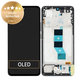 Wyświetlacz do Xiaomi Redmi Note 14 5G 24094RAD4G, Ekran dotykowy z ramką, Midnight Black, 56002000O1700, Genuine Service Pack