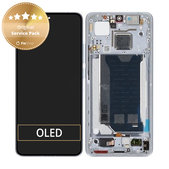 Wyświetlacz do Xiaomi Poco F7 Pro 5G, Ekran dotykowy z ramką, Niebieski, Blue, 56002100O1100, Genuine Service Pack