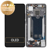 Wyświetlacz do Xiaomi Poco F7 Pro 5G, Ekran dotykowy z ramką, Czarny, Black, 56002300O1100, Genuine Service Pack