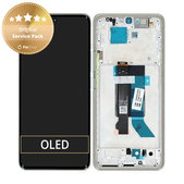Wyświetlacz do Xiaomi Redmi Note 14 Pro 5G 24090RA29G, Ekran dotykowy z ramką, Coral Green, 56002500O1600, Genuine Service Pack