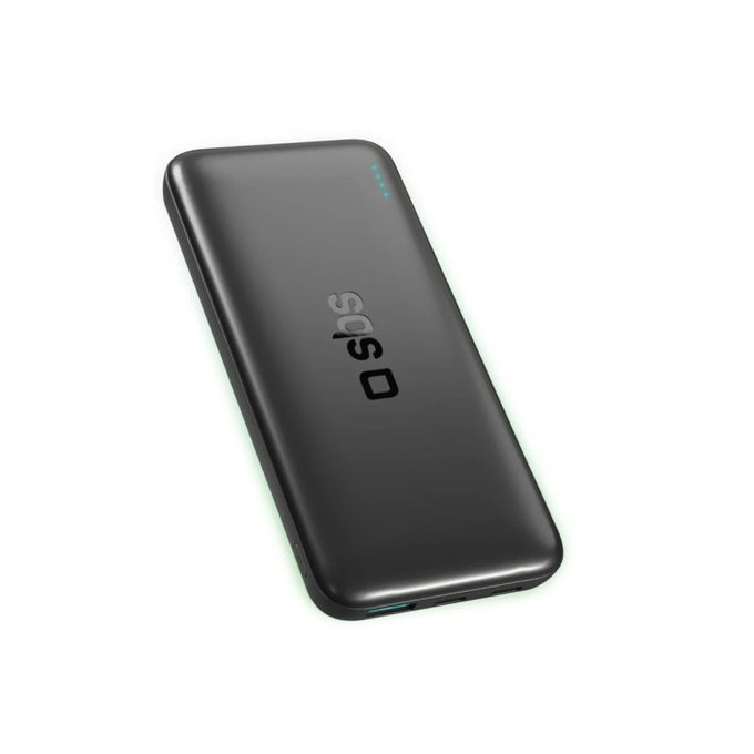 PowerBank 10000mAh, 10W, Infinity, LiFePO4, USB-C/USB-A, Czarny, Black, SBS