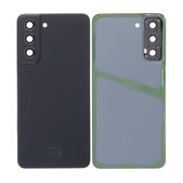 Tylna pokrywa baterii z kompletnym montażem do Samsung S21 FE G990B, Grafitowy, Graphite