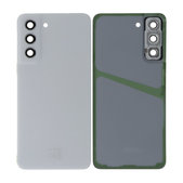 Tylna pokrywa baterii z kompletnym montażem do Samsung S21 FE G990B, Biały, White