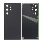 Tylna pokrywa baterii z kompletnym montażem do Samsung S22 Ultra S908B, Phantom Black