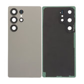 Tylna pokrywa baterii z kompletnym montażem do Samsung S25 Ultra, Szary, Titanium Gray