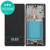 Wyświetlacz OLED do Samsung Galaxy S25 Ultra, Ekran dotykowy z ramką, Titanium Black