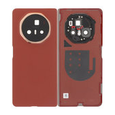 Tylna pokrywa baterii z kompletnym montażem do Honor Magic V3, Reddish Brown