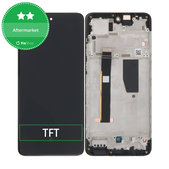 Wyświetlacz do Motorola Moto G84 XT2347, Ekran dotykowy z ramką, Czarny, Black, TFT