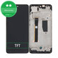 Wyświetlacz do Motorola Moto G84 XT2347, Ekran dotykowy z ramką, Czarny, Black, TFT