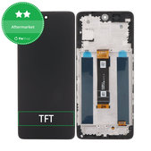 Wyświetlacz do TCL 50 Pro NxtPaper, Ekran dotykowy z ramką, Matte Black, TFT