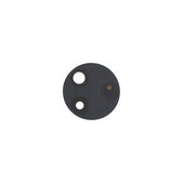 Szkło obiektywu tylnej kamery do Xiaomi Poco F7 Pro, Czarny, Black