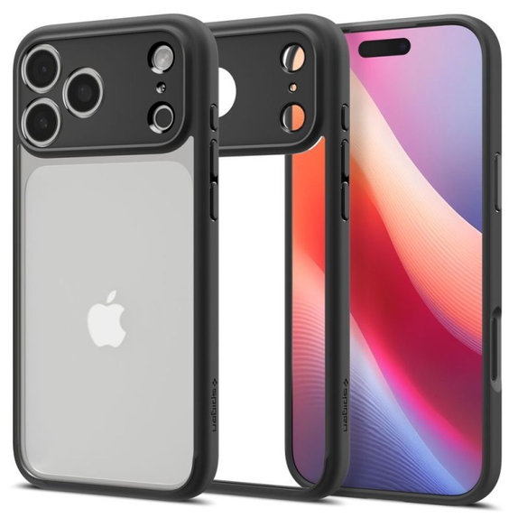 Etui do iPhone 17 Pro Max, Ultra Hybrid, Matte Black, Spigen