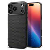 Etui do iPhone 17 Pro, Liquid Air, Matte Black, Spigen