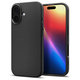 Etui do iPhone 17, Liquid Air, Matte Black, Spigen