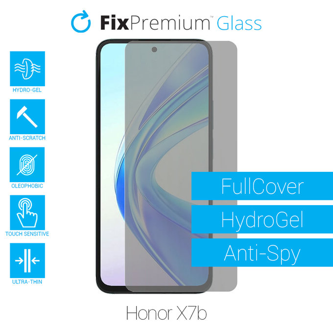 Folia ochronna do Honor X7b, HydroGel Anti-Spy, FixPremium