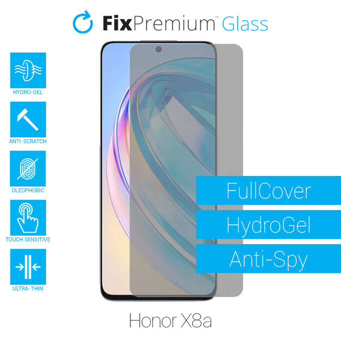 Folia ochronna do Honor X8a, HydroGel Anti-Spy, FixPremium