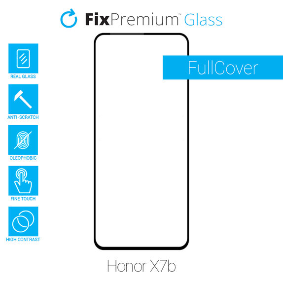 Szkło hartowane do Honor X8a, FullCover Glass, FixPremium