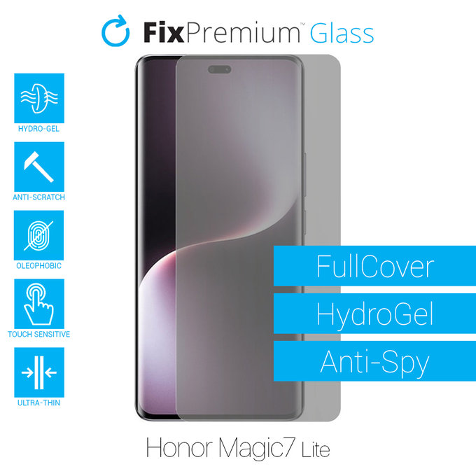 Folia ochronna do Honor Magic7 Lite, HydroGel Anti-Spy, FixPremium