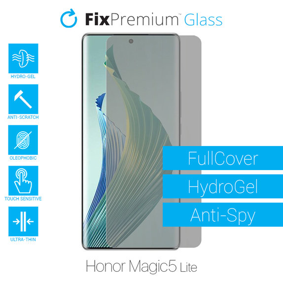Folia ochronna do Honor Magic5 Lite, HydroGel Anti-Spy, FixPremium