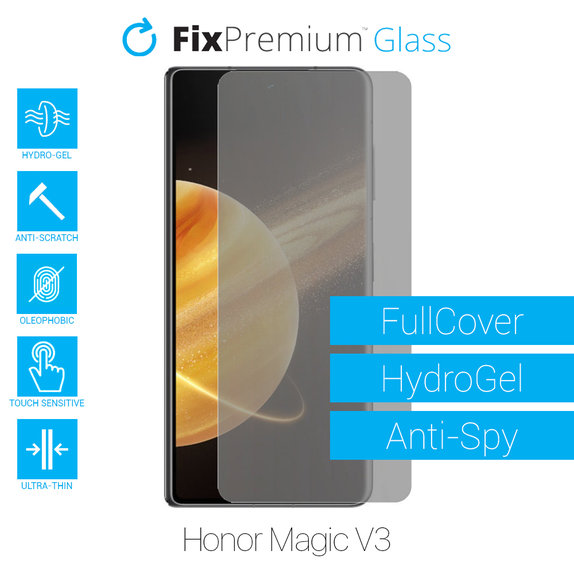 Folia ochronna do Honor Magic V3, HydroGel Anti-Spy, FixPremium