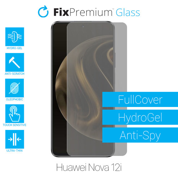 Folia ochronna do Huawei Nova 12i, HydroGel Anti-Spy, FixPremium