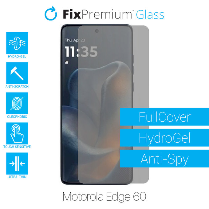 Folia ochronna do Motorola Edge 60, HydroGel Anti-Spy, FixPremium
